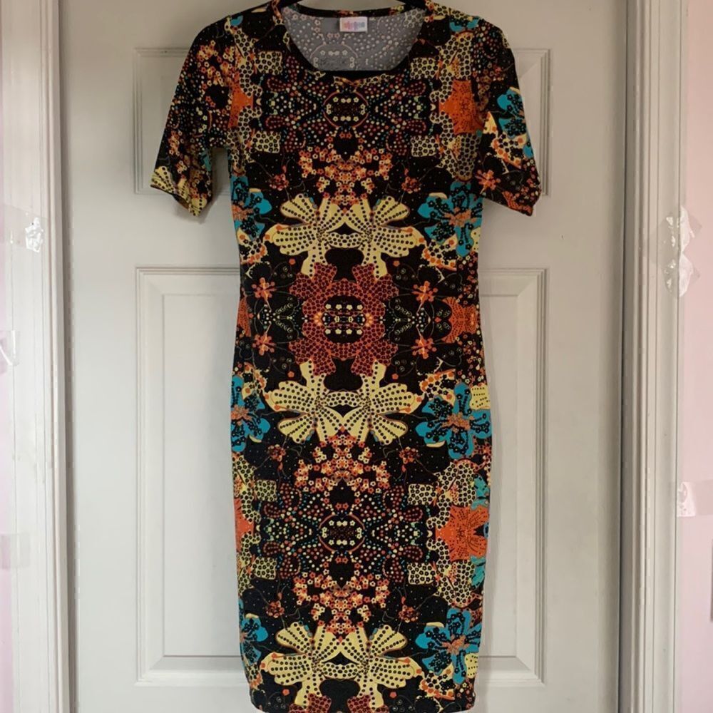 LuLaRoe Women’s Dress Size XS Bodycon Short Sleeves
